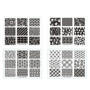 20Pcs/Set Stamping Template New Designs Manicure DIY Nail Products Nail Stamping Plate