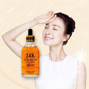 24K Nano Gold Crystal Nutrition Liquid Moisturizing Anti Wrinkle Ageless Skin Care Essence 24k Gold Serum Facial Serum 100ml