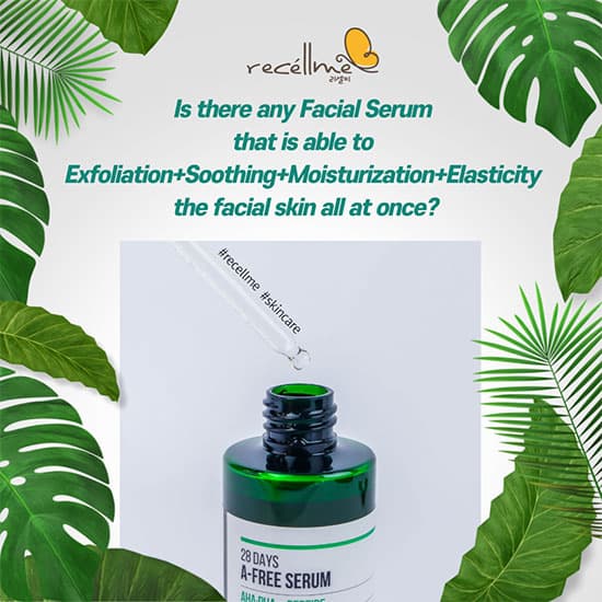 28 Days A-FREE SERUM Skincare Acne free, Moisturing,Soothing