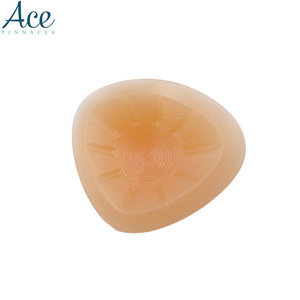 400g nude mature Artificial realistic triangle self-adhesive  bare breast lift pads silicone breast forms
