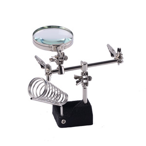 5x, 65mm diameter help hand magnifier lamp