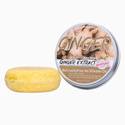 Beauty Cosmetics Skin Care Oil Control Scurf Removal Ginger Shampoo Bar