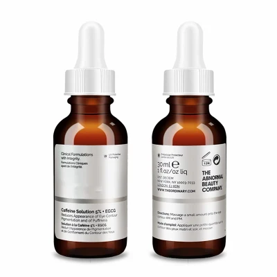 Best Selling Eye Care 5% Caffeine Solution+EGCG Serum Reduce Eye Puffiness and Dark Circles Firming Facial Repair