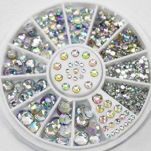 Bohemian Style wheel 3d nail art decoration nail decals glitters sequins supplier accessories nail art product