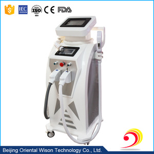 CE Elight IPL RF Nd yag laser 3 in 1 Multifunction Beauty Skin Care Product