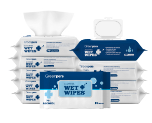 China best products 80pcs 75% alcoholic wet wipes daily cleaning wipes quick dry disinfectant-wipes water tissue for distributer