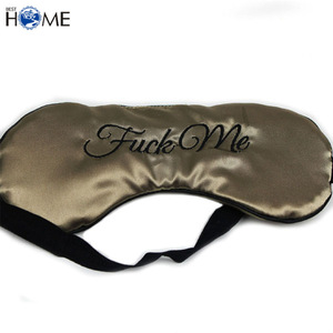 Custom Printed Private Label Silk Satin Travel Sleep Eye Mask