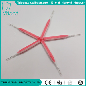 dental disposable interdental brush with orthodontic use