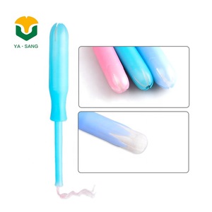 Disposable tampons with plastic applicator Super Natural Cotton Tampons