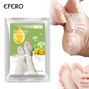 EFERO Aloe Original Solution Exfoliating Foot Mask Repair Nursing Feet Socks Feet Mask Remove Dead Skin Heels Peeling Foot Cream