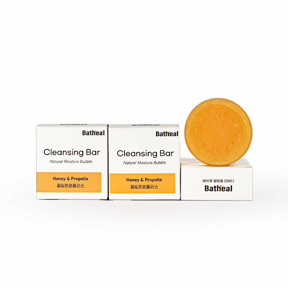 EWG all Green grade Moisturizing Honey &amp; Propolis Korean Natural Handmade Soap  4pcs