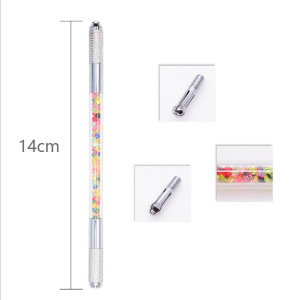 Eyeliner Natural Holder Colorful Tools Disposal Blade Slant Skinny Tattoo Waterproof Disposable Manual Eyebrow Microblading Pen