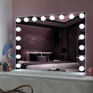 Fashion beauty large size makeup mirror 100x80 cm vanity mirror hollywood with lights