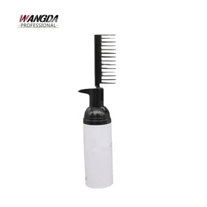 High Quality Hair Coloring Bottle with Comb Hair Dyeing Comb with Container Common Comb Plastic Salon