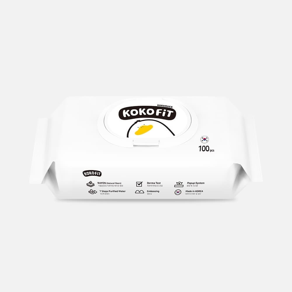 KOKOFiT Wet Wipes - Koko Duck / Koko Rabbit / Koko Cat / Koko Bear / Koko Dog 100