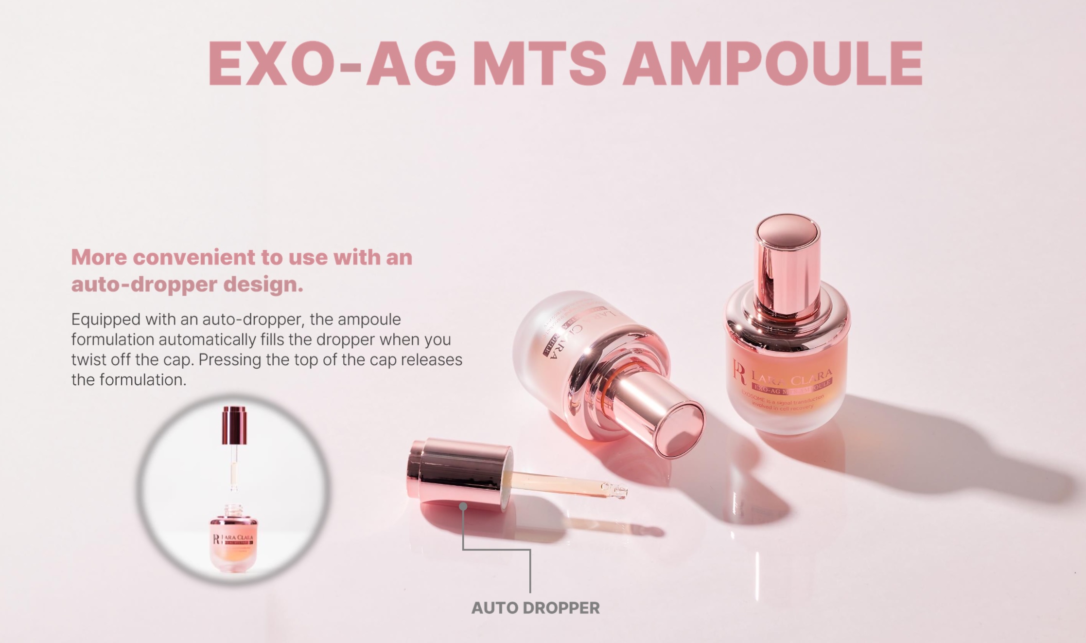 [LARACLARA] EXO-AG MTS AMPOULE, skin care 