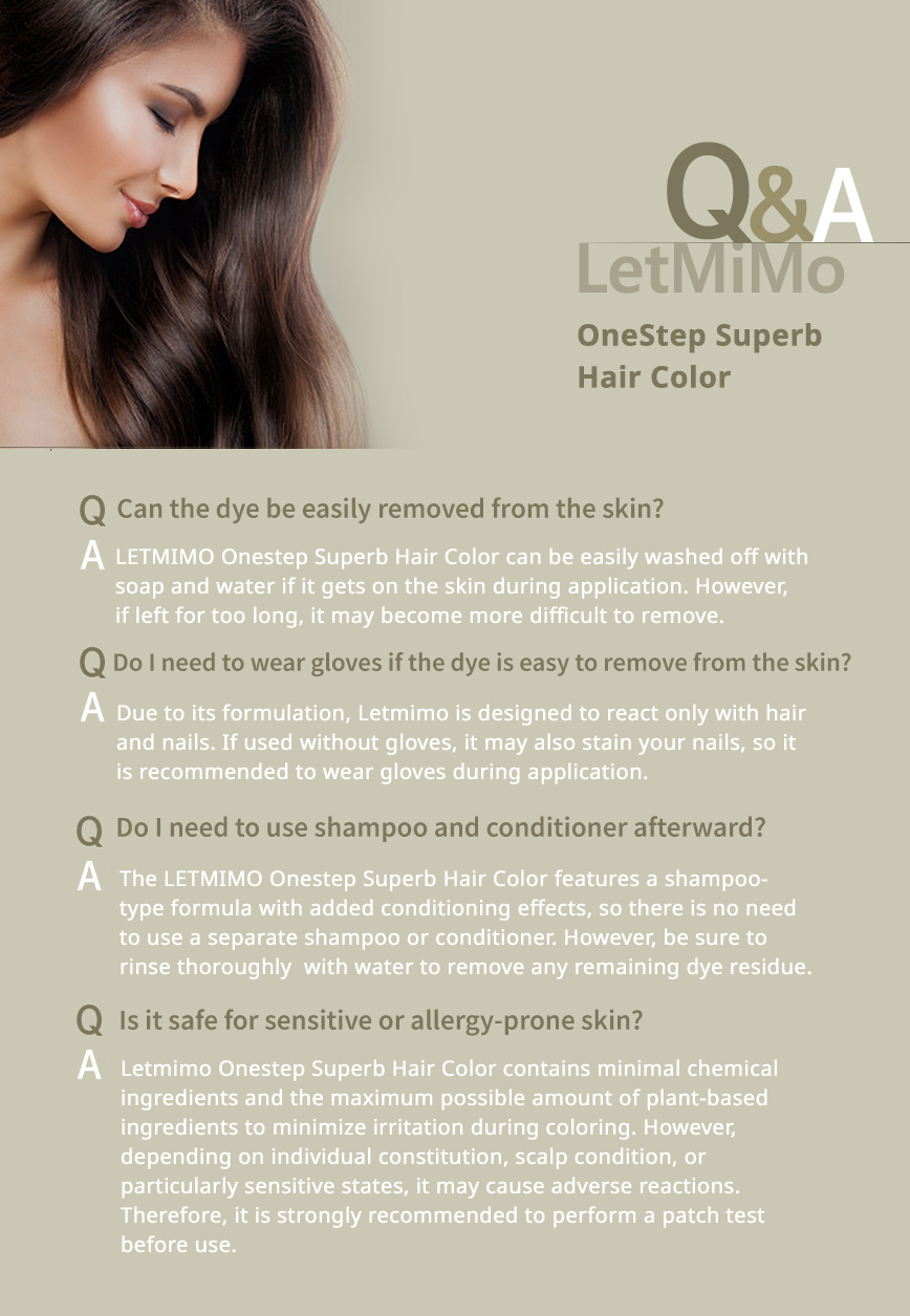 LETMIMO Onestep Superb Hair Color  ( Hair Dye )