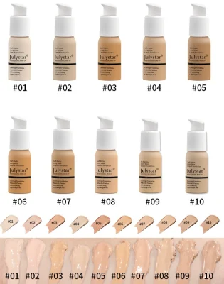 Makeup Oil Control Foundation Cream Concealer Foundation Cream Soft Matte Finish Long-Lasting Liquid Foundation