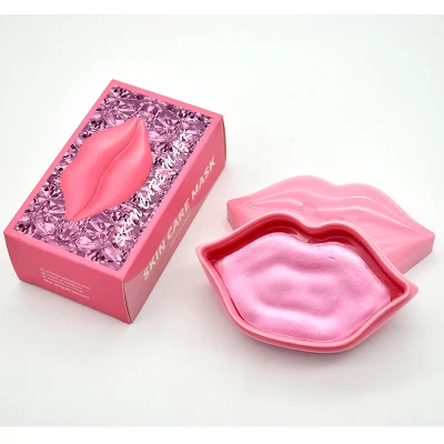 Manufacture Hot Sell Pink Moisturizing Crystal Collagen Lip Mask