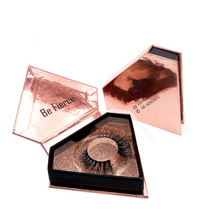 Manufacturer false synthetic fiber 3D silk eyelashes