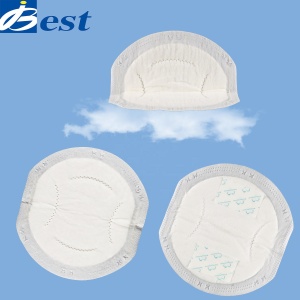 Massive instantaneous absorption SAP breast pad