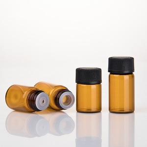 mini glass unique lotion bottle with plastic plug for astringent toner tester packaging for skin toner