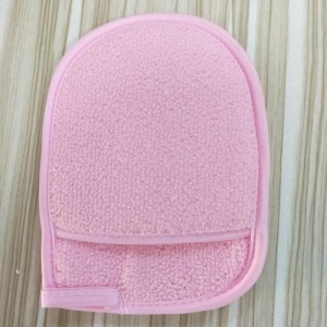 Natural Wood Fiber Face Wash Cleaning Puff Dual-Use Glove Cosmetic Powder Puff Seaweed Make Up Sponge Tool