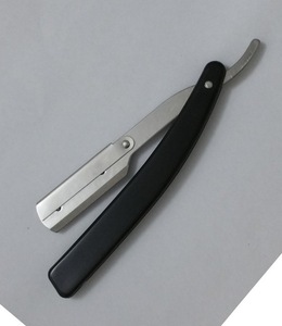 New Barber Straight Razors with Replaceable Blades Black Handle