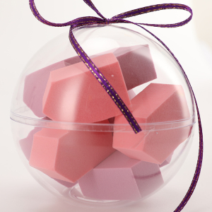 OEM polygon soft costum wholesale makeup sponge puff