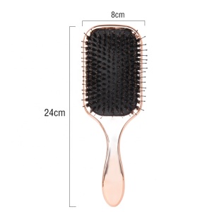 plastic vent hair brush and hair comb Gold Plating Wide Tooth Comb