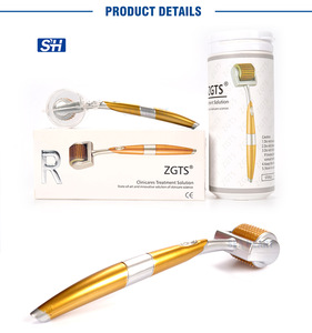 Portable dermaroller 192 zgts titanium needles CE approved medical grade derma rolling system