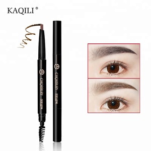 Private label oem waterproof double head eyebrow pencil