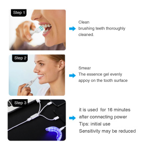 Private Label Wired LED Lamp Beads Teeth Whitening Machine Tooth Whitener Pen Kit Oral Hygiene Blanqueador Dental Equipments