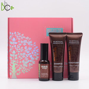 Promotion Present Gift Set Sulfate Free Argan Oil Shampoo Conditioner Hair Masque mask Set Deep Cleansing Hair Care