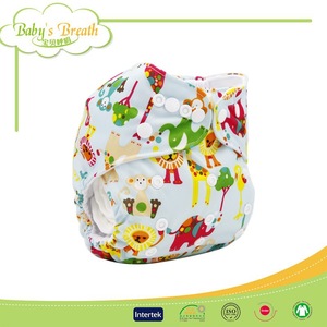 PSF066 cartoon printed hemp diaper inserts, baby diaper/nappies