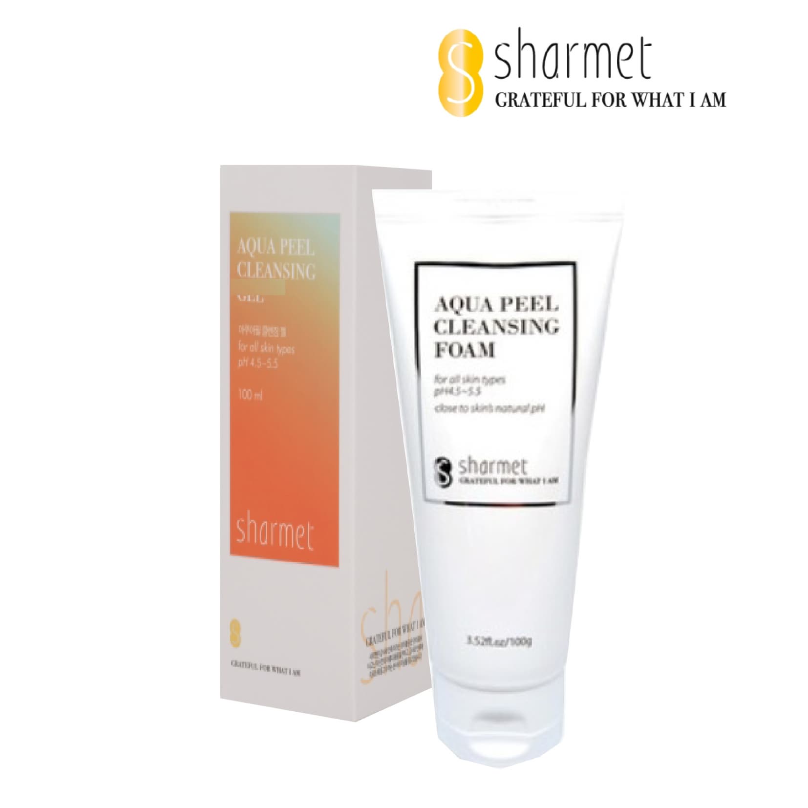 Sharmet Aqaupeel Cleansing foam 