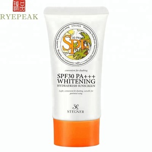 Spf 50 50g sunscreen Waterproof herbal extract pure best skin whitening sunscreen lotion