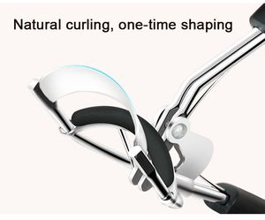 Stainless steel manual mini portable curling eyelash curler