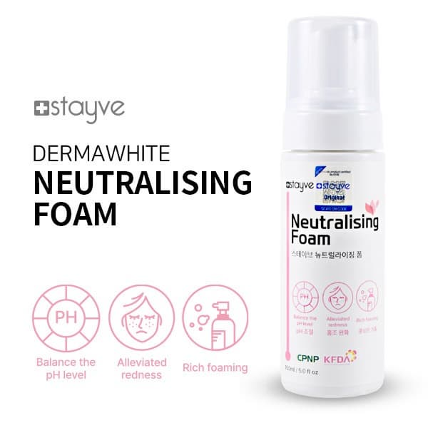 STAYVE DERMAWHITE NEUTRALISING FOAM 1 X 150ml