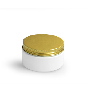 Stock wholesale cosmetic jar wide body butter container empty pet body cream jar