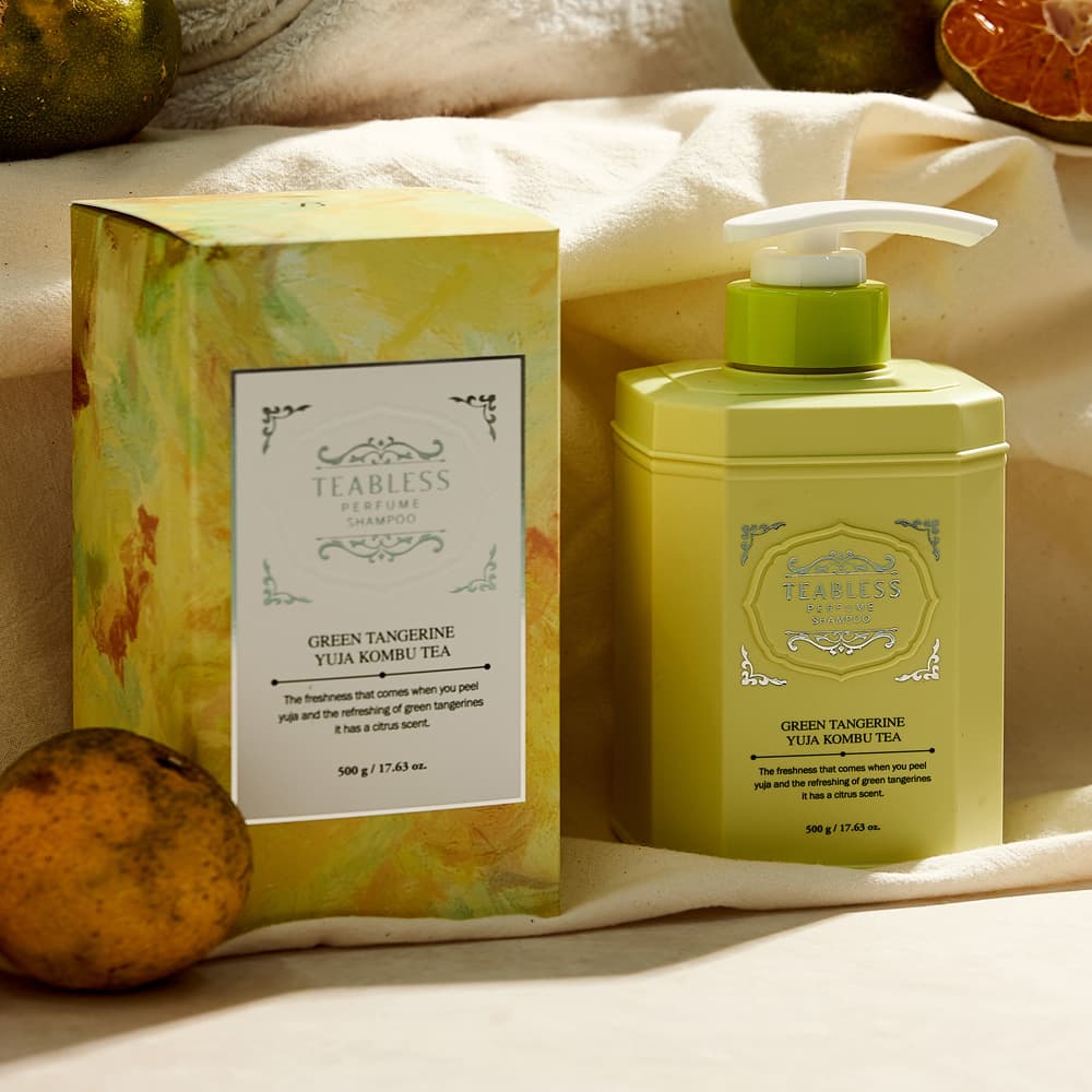 Teabless Green Tangerine Yuja Kombu Tea Perfume Shampoo 500g