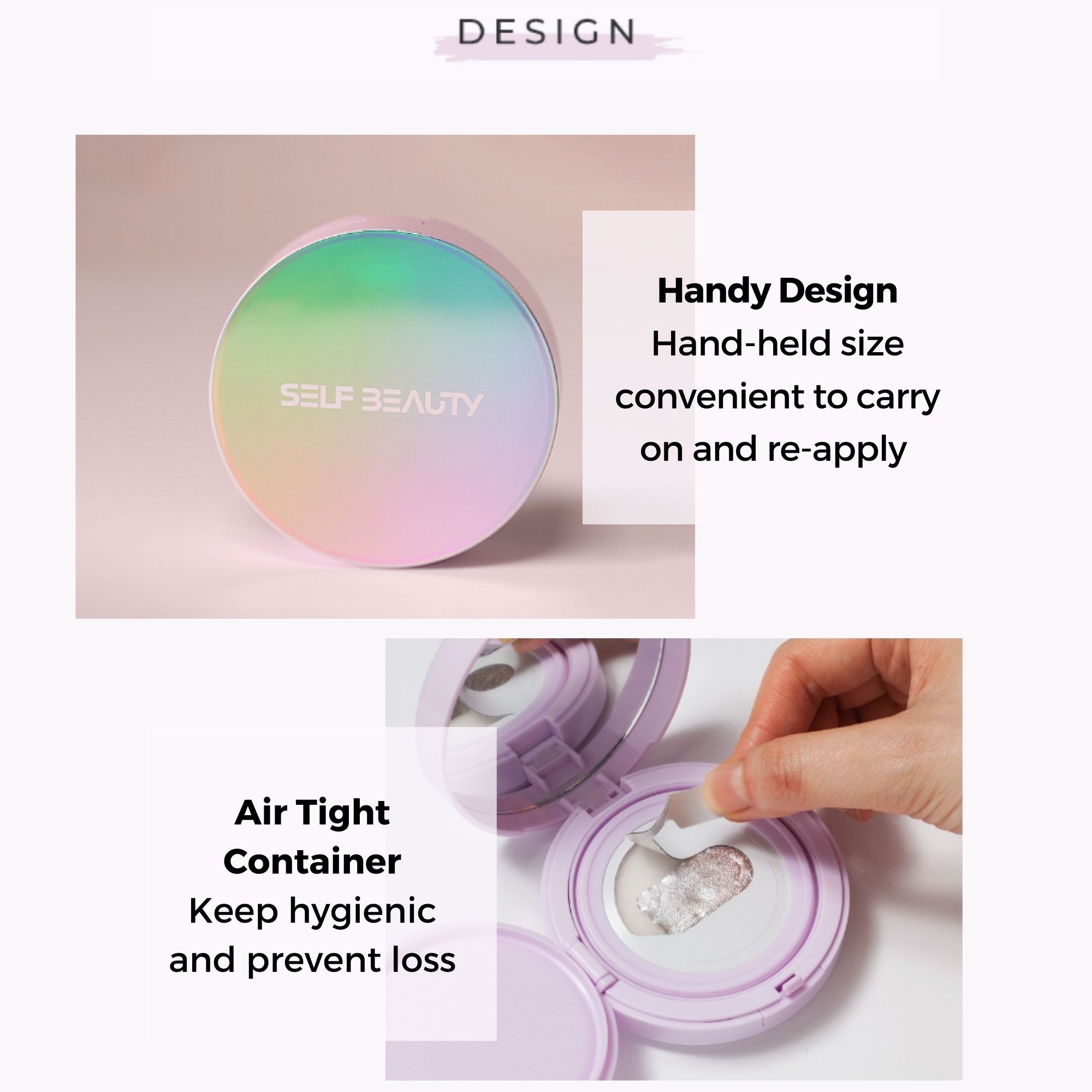 UNICONIC Moisturizing Hyaluronic Acid Air Cushion Foundation UV SPF50+, PA++++ 0.53oz ,15g (2 Shades