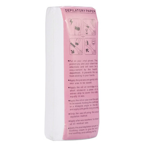 Wax strip paper body hair remove depilatory paper