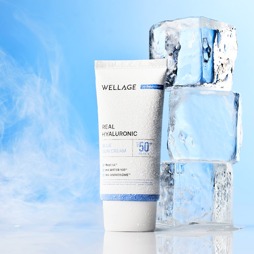 (Wellage) Real Hyaluronic Blue Suncream 50ml