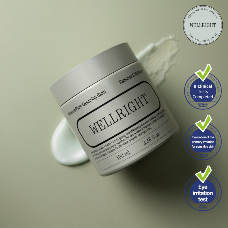 [WELLRIGHT] MeadowPlum Cleansing Balm 100ml (Skin Care, Cleansing Balm, makeup remover, Facial Care)