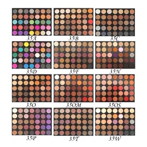 Wholesale 35 Color Morphe Brand Custom Wholesale Empty  Mineral makeup eye shadow 35 Morphe eyeshadow palette