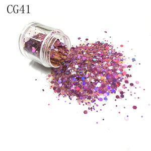 Wholesale Cosmetic Decoration Eyeshadow Glitter, Powder 1/128 Solvent Resistant Color Pigment Glitter Powder/