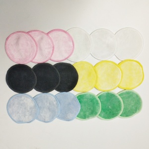 Wholesale Easy Cleaning Round Eye Makeup Remover Pad Reusable