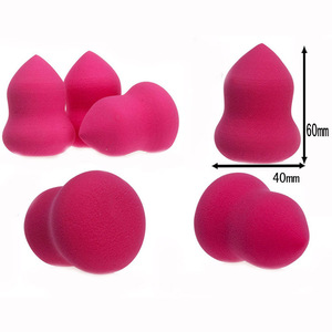 yaeshii Makeup Suppliers China Premium big size make up Beauty Sponge Blender 3D latex free Makeup Sponge