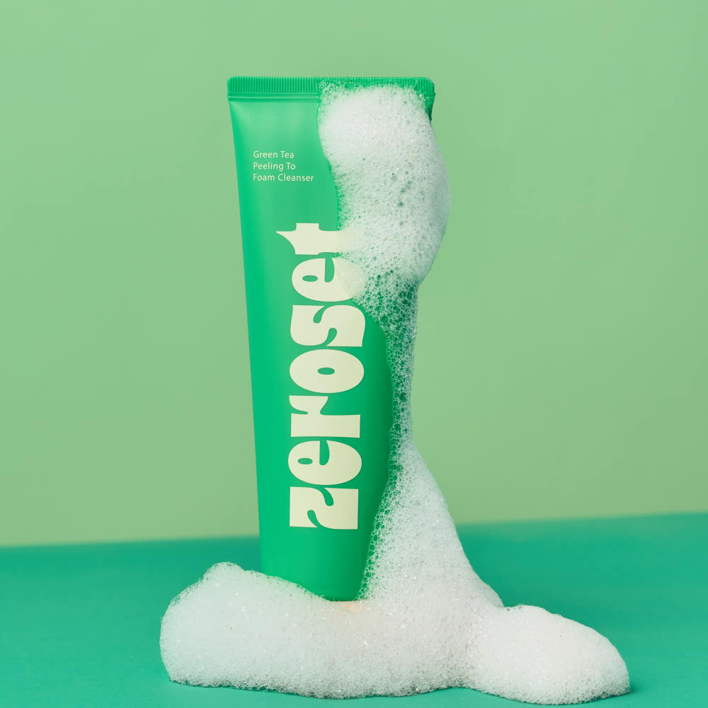 Zeroset Green Tea Peeling To Foam Cleanser 120g
